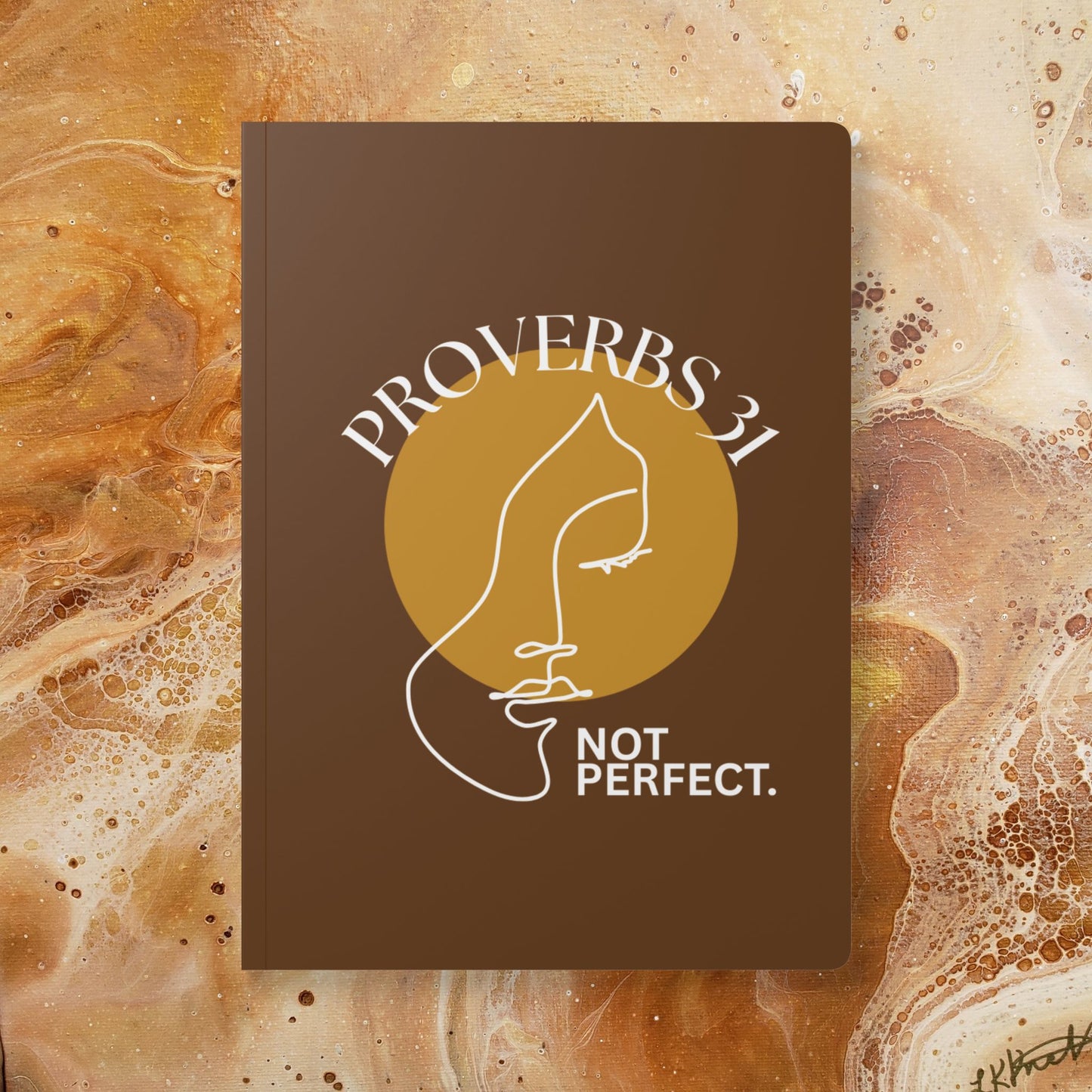 Inspirational Softcover “Proverbs 31, Not Perfect” Scripture Quote Journal
