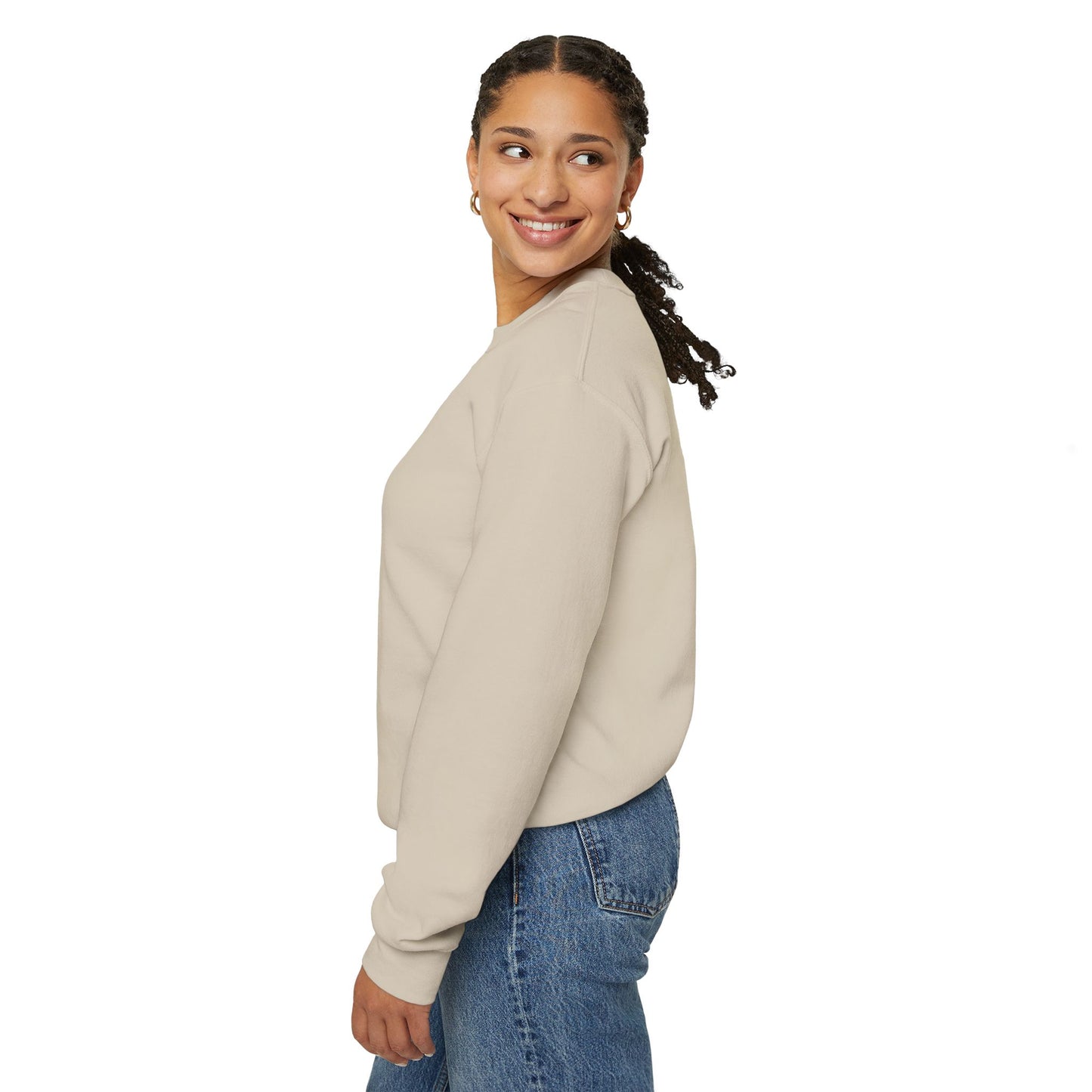 Women’s Minimal “Proverbs 31, Not Perfect” Premium Faith Based Crewneck Sweatshirt